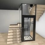 Home Lift Hydraulic Untuk Rumah Dengan Aluminium Alloy Frame Kaca Tempered, Termasuk Bahan dan Pemasangan Seluruh Indonesia