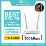 TP-Link TL-WR840N | Best Seller | 300Mbps WiFi N Router | IPv6 | IPTV | Router | Access Point | Extender | WPA3