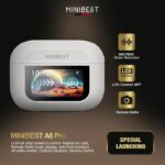MINIBEST A8 PRO TWS Earphone u2013 Desain Futuristik dengan Teknologi Canggih