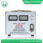 Stavolt SVC 5000W Matsunaga / Stabilizer SVC 5000VA MTS / 5000 Watt