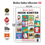 Buku Saku Hook Konten Tiktok Affiliate Ukuran A6 By Rizqi Akbar Syah