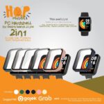 Hard Case PC Bumper 2in1 dengan Tempered Glass Screen Protector untuk Xiaomi Mi Redmi Watch 2 Lite