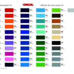 Jual Stiker Vinyl Oracal Serie 651 Intermediate Cal Glossy & Matt