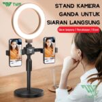 TNW Ring Light 16cm + Tripod + 2 Holder HP u2013 Solusi Pencahayaan Multifungsi untuk Konten Kreatif