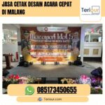 JASA CETAK DESAIN ACARA CEPAT DI MALANG