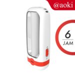 Aoki Lampu Emergency Tube 10SMD+1W Baterai Senter: Siap Siaga untuk Setiap Situasi!