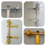 Besi Gorden Kristal Pilihan Warna Gold, Silver, Hitam