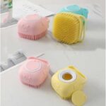 Sikat Mandi Silikon Lembut Isi Sabun u2013 Bisa COD!