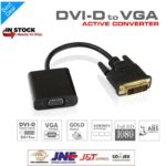 Converter Aktif DVI-D 24+1 Male Dual Link ke VGA Female