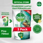 Dettol Pembersih Lantai Pine – Paket Hemat 3 Pouch