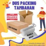 Dus dan Bubble Wrap Packing Tambahan untuk Keamanan Paket Anda