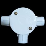 T Dus Putih Cabang 3 dengan Baut Pengunci untuk Keamanan Maksimal