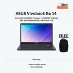 Laptop Asus Vivobook 14 Go E410KA: Ringan, Cepat, Siap Temani Aktivitas Anda
