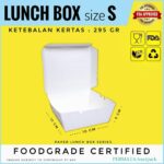 Lunch Box Kertas Size S u2013 Solusi Kemasan Makanan Praktis dan Berkualitas
