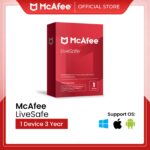McAfee LiveSafe: Perlindungan Premium 3 Tahun untuk 1 Perangkat