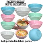 Paket Hemat 12 Mangkok Microwave Bowl Ramah Lingkungan
