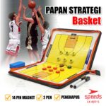Papan Strategi Taktik Pelatih Basket Basketball Coach Board 007-5