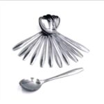 12 Pcs Sendok Garpu Stainless Steel Tahan Lama, Praktis, dan Efisien untuk Kebutuhan Dapur Anda