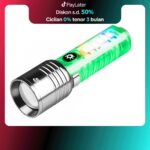 Senter Multifungsi Suksestech Senter Transparant Waterproof Zoom In Out 8 Mode Cahaya IPX5