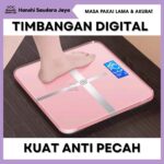 Timbangan Badan Digital Cerdas 180kg dengan Analisis Komposisi Tubuh