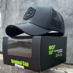 Topi Pria Keren New Branded Modi Bordir Black Kulit Unisex Baseball