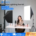 Inbex Ring Light 3 Warna dengan Softbox 50u00d770: Solusi Pencahayaan Profesional untuk Konten Kreator