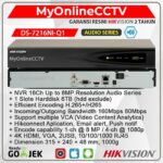 DS-7616NI-Q1/16P NVR Hikvision 16 Channel – Solusi Keamanan Berkualitas Tinggi