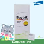 Baytril Obat Antibiotik Flavour Tablet 15mg u2013 Solusi Infeksi Bakteri untuk Kucing dan Anjing