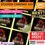 Cetak Stiker Label Chromo A3+ untuk Kemasan Makanan