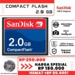 Compact Flash 2GB Sandisk u2013 Solusi Memori untuk Kamera Digital & Peralatan Industri