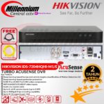 DVR Hikvision 4CH iDS-7204HQHI-M1/E Turbo Acusense