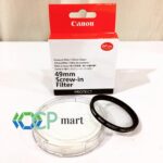 Filter UV Canon 49mm Pelindung Terbaik untuk Lensa Anda