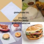 Kertas Nasi 100 Lembar Praktis untuk Berbagai Kebutuhan Usaha Makanan Anda