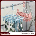 Jemuran Baja Jepit Multifungsi 32 Jepitan u2013 Solusi Pengeringan Praktis untuk Keluarga