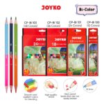 Joyko Pensil Warna Bi-color: Satu Pensil, Dua Warna, Kreasi Tanpa Batas!