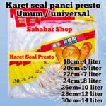 Karet Seal Panci Presto Berkualitas Premium untuk Ukuran 20, 22, 24, 26, 28, 30, 32 cm