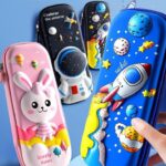 Kotak Pensil 3D & Karakter Lucu – Tempat Pensil Premium untuk Anak Sekolah