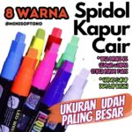 Minisoptoko Spidol Kapur Cair Jumbo Warna Cerah Untuk Stiker Papan Tulis LED
