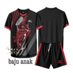 Mizuno Jersey Futsal Dryfit Anak – Usia 5-13 Tahun | Nyaman & Cepat Kering untuk Olahraga Outdoor