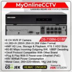 NVR Hikvision DS-7108NI-Q1/8P/M: Solusi Keamanan 8 Channel dengan Teknologi PoE Canggih