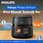 Philips Series 2000 Airfryer 6,2 L – Masak Seenak Itu, Anti Gagal!