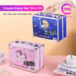 Cod Sni Crayon Art Set 128pcs & 133pcs Koper Alumunium Besi | Krayon Pensil Warna