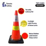 Tonata Rubber Cone 2.4 Kg: Pembatas Jalan Premium untuk Keamanan Maksimal