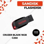SanDisk Flashdisk Cruzer Blade 16GB USB 2.0 – Penyimpanan Andal untuk Data Anda