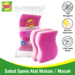 Spons Scotch-Brite 2 Pcs untuk Cucian Lebih Cepat dan Anti Gores
