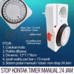 Stop Kontak Timer Manual 24 Jam: Solusi Cerdas Atur Waktu Penggunaan Listrik