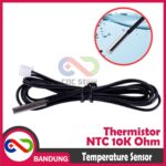 Thermistor NTC 3950 10k 1m Meter Temperature Sensor Suhu Probe Waterproof