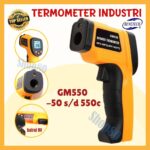 Thermometer Industri Gm550 Termometer Industrial Laser Gun Infrared Digital IR Non Contact 550u00b0C