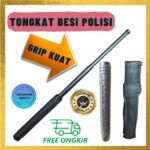 Tongkat Besi Pentungan Lipat Teleskopik untuk Keamanan dan Perlindungan Diri
