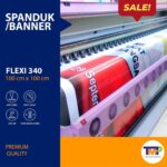 Cetak Spanduk, Banner, dan Baliho Online Murah dengan Bahan Flexi China 340